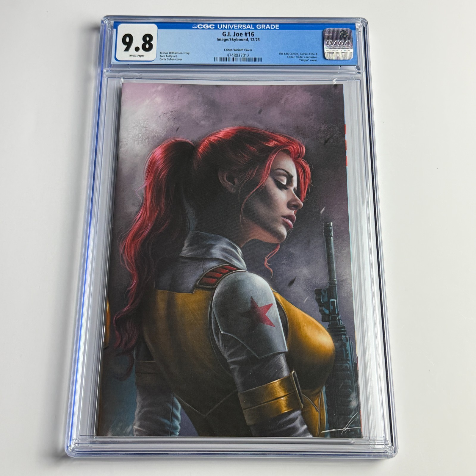 G.I. Joe #16 CGC 9.8 Carla Cohen Virgin The 616 Comics Exclusive Ltd 750