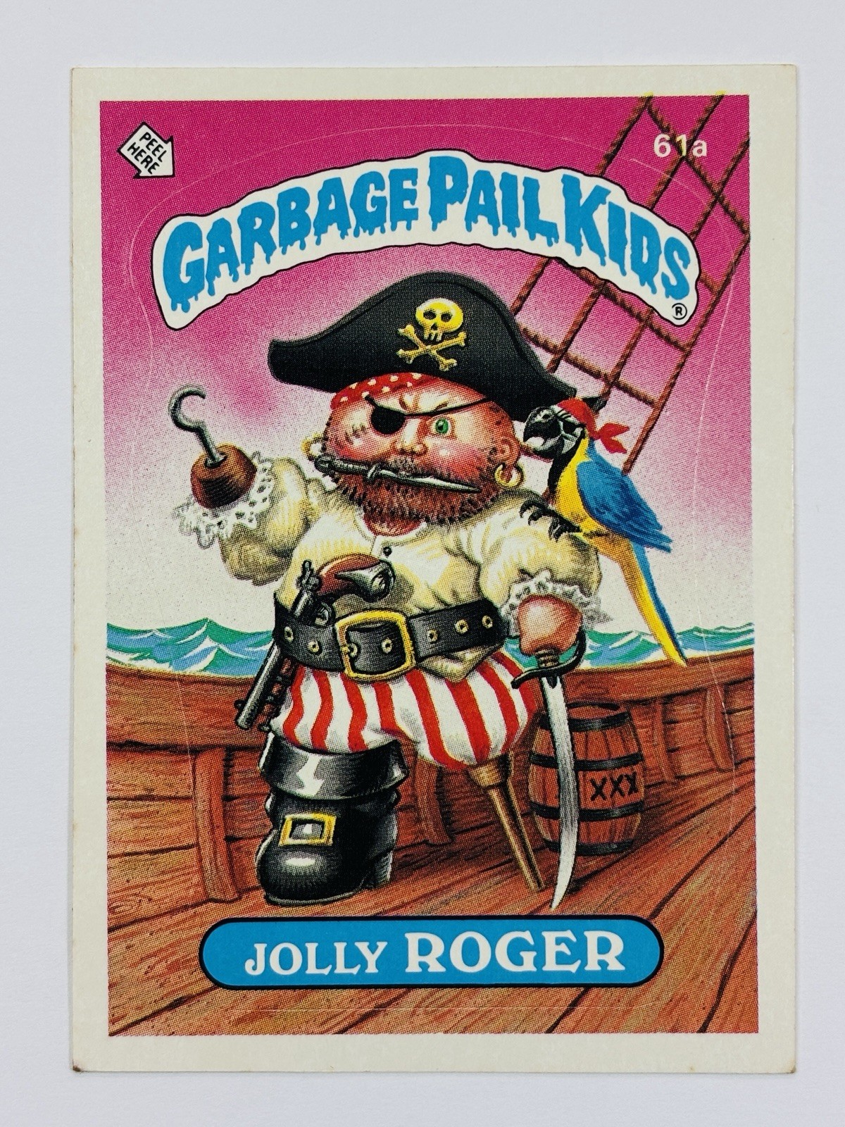 1985 Topps Garbage Pail Kids GPK -Series 2 #61a JOLLY ROGER *Matte (VG) See PICS
