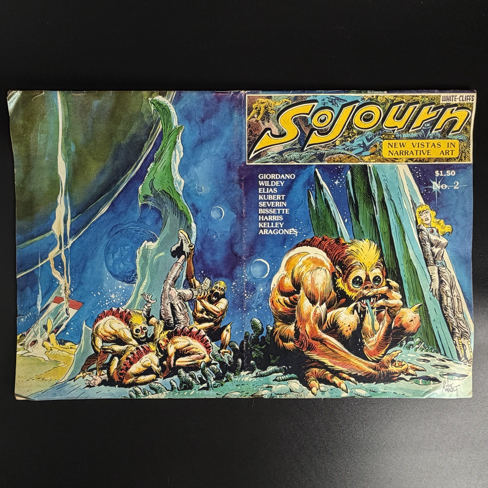 1977 White Cliffs - SOJOURN Vol 1 #2 - Oversized Comic - 1st print - Joe Kubert
