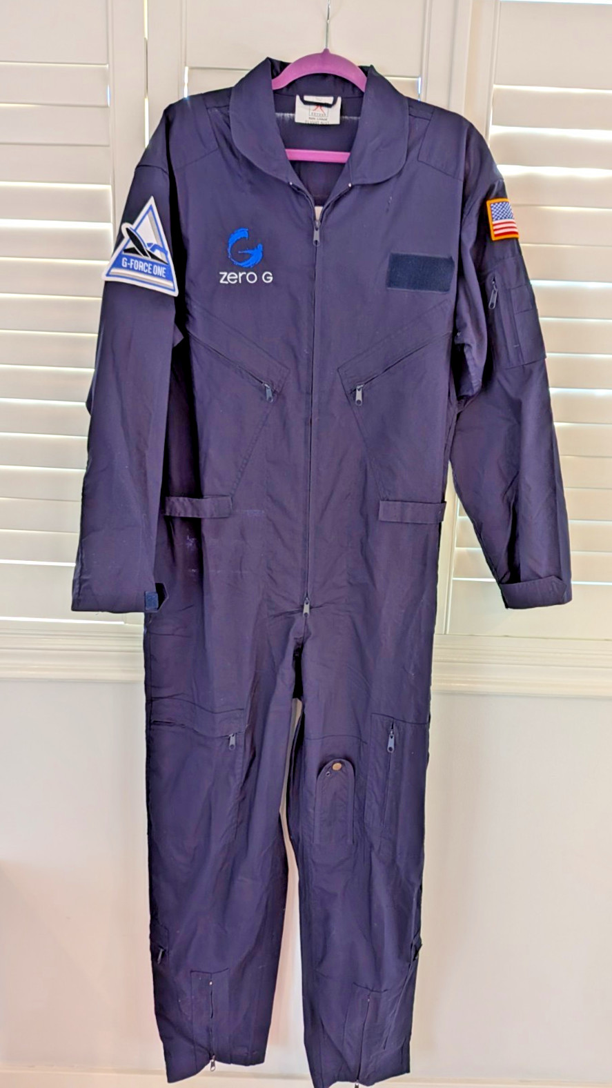 ROTHCO Flight Suit G-Force One Boeing Zero G Gravity Abundance 360 Size Large