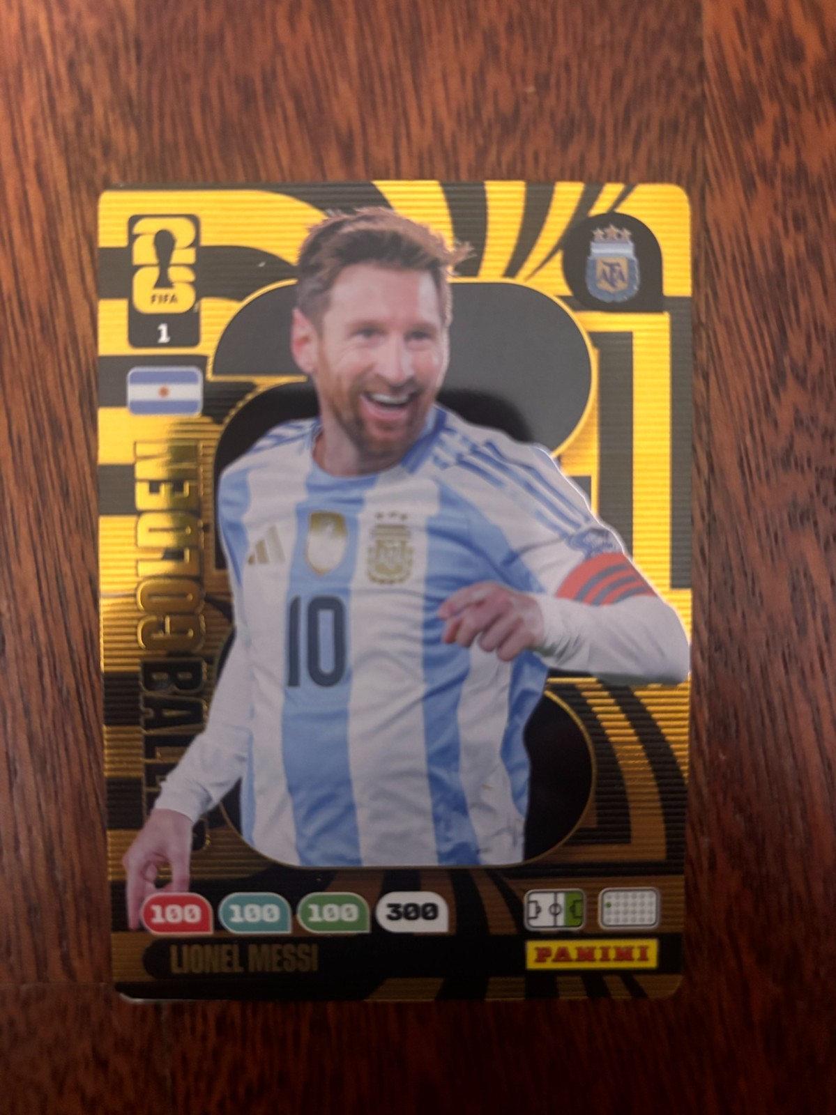 Panini fifa world cup 2026 golden baller Momentum Eternos adrenalyn XL