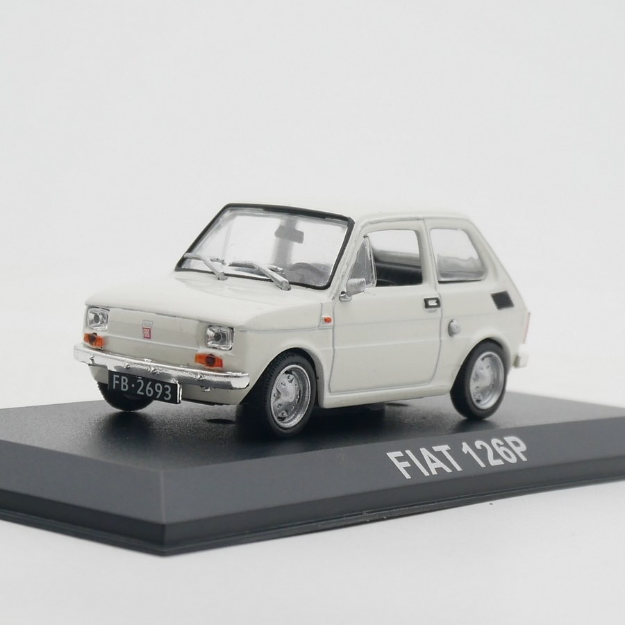 Rare IXO 1:43 Fiat 126P Hatchback - Diecast Collectible Model