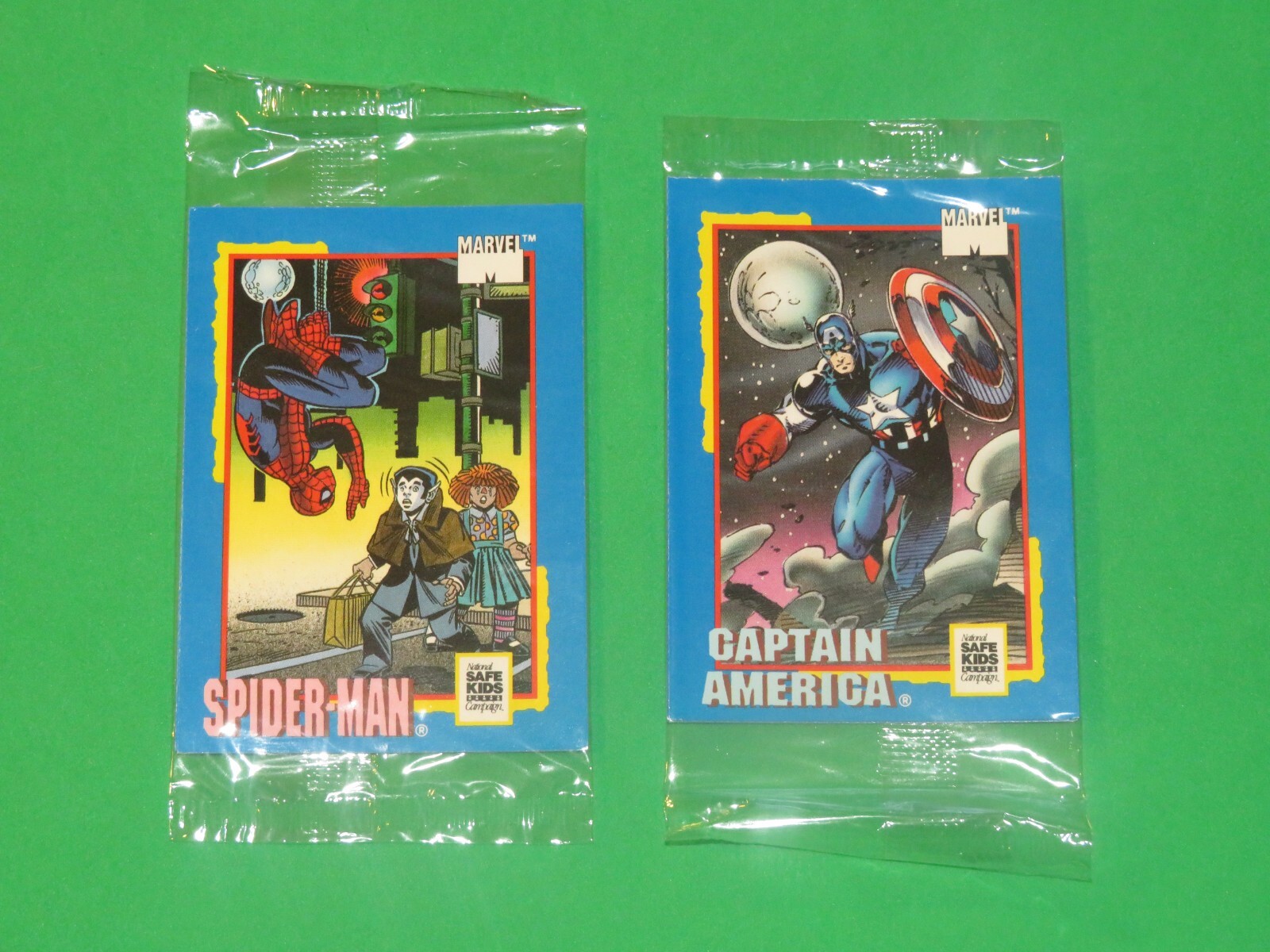 1991 MARVEL NATIONAL SAFE KIDS CAMPAIGN PROMO SEALED 6 CARD INSERT SET Wolverine