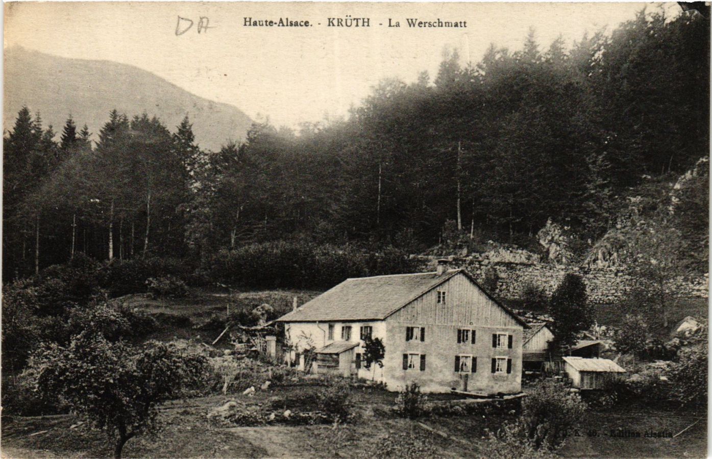 CPA AK Haute-Alsace - KRUTH - La Werschmatt (366152)