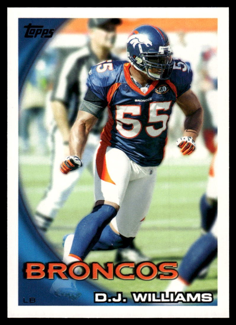2010 Topps #345 D.J. Williams