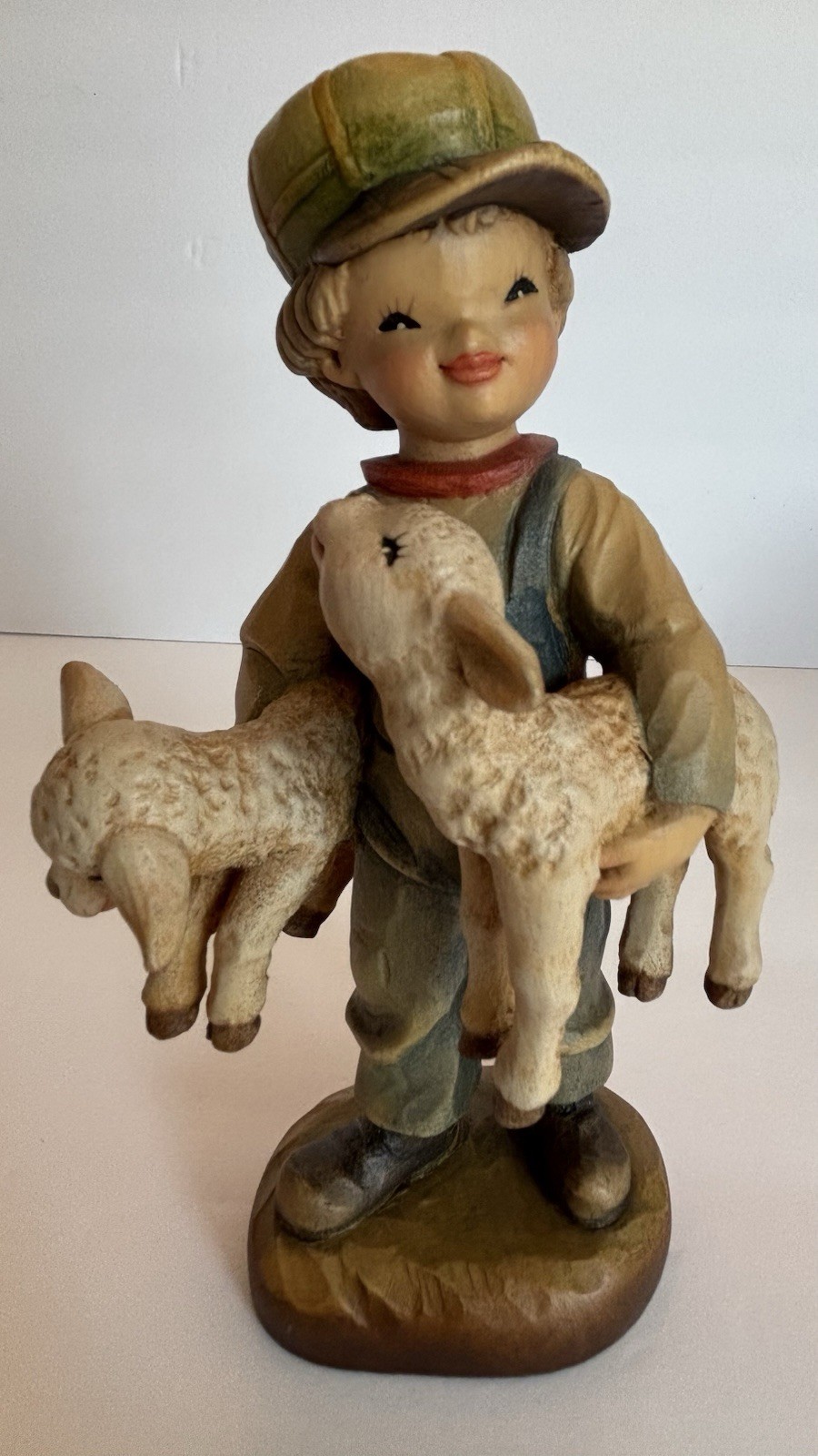 ANRI Juan Ferrandiz Wood Carving Friendly Faces 6.5” Figurine Ltd Ed 132/2250