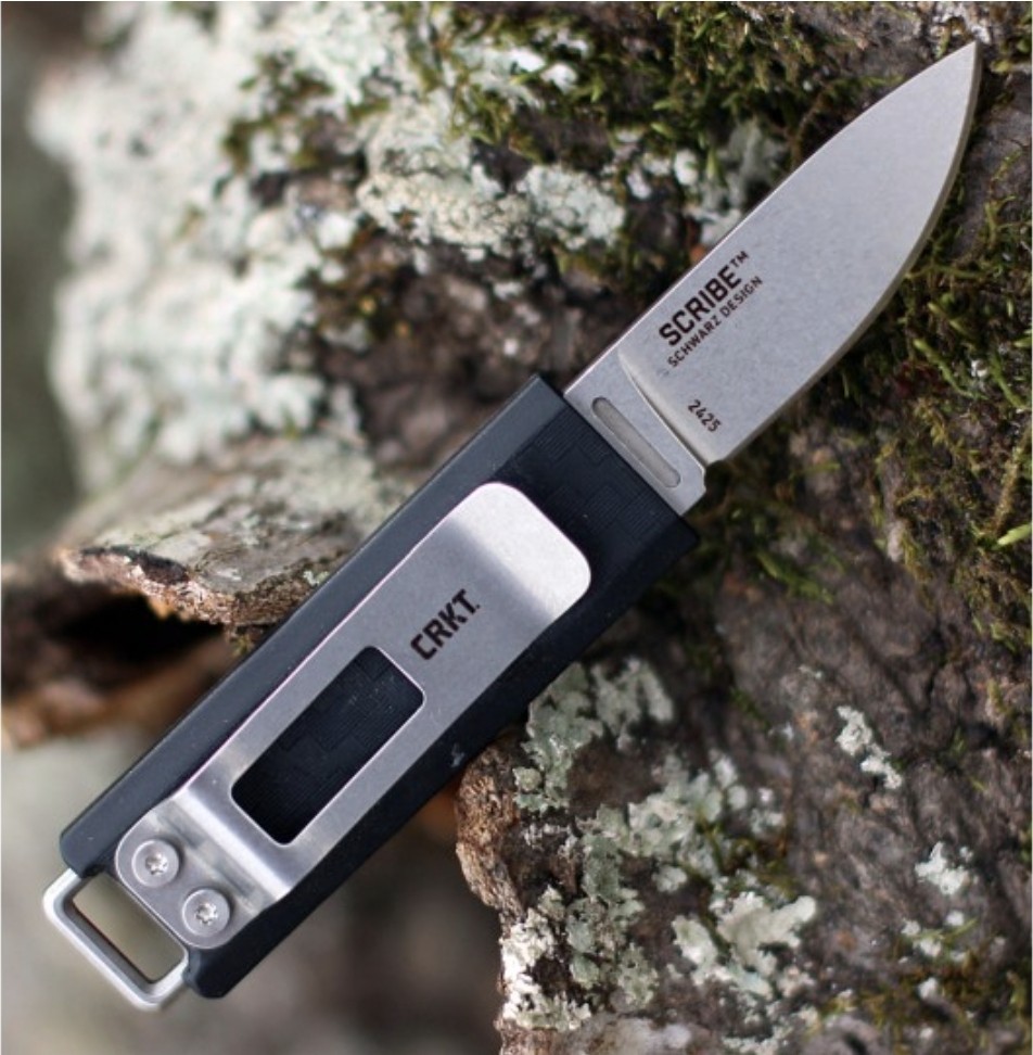 CRKT Scribe 2425 Pocket Knife EDC Slim Sheath Black New In Box