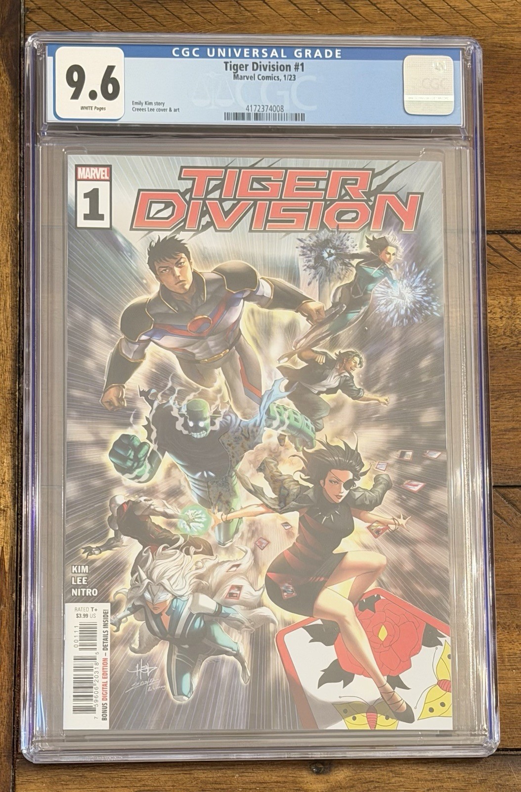 Tiger Division #1 CGC 9.6 White Pages Marvel Comics January 2023