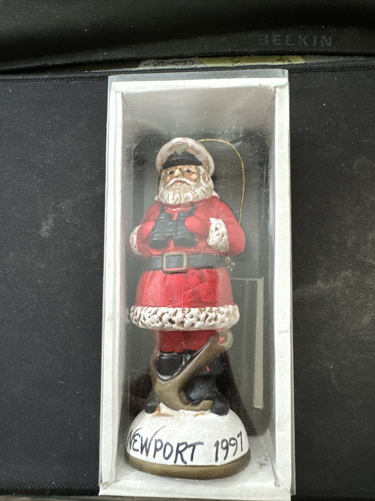 newport 1997 earth santa christmas ornament 