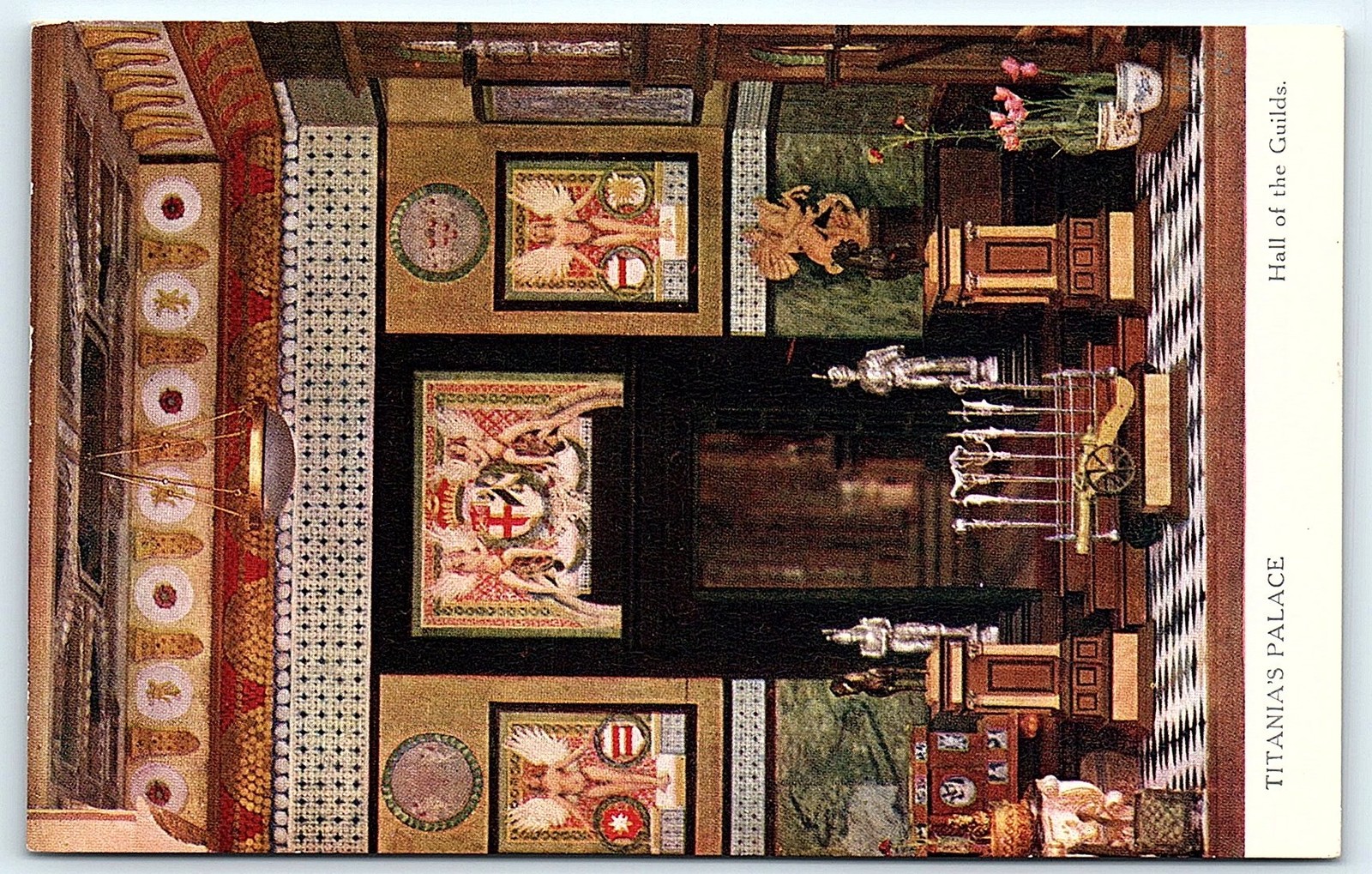Postcard Tuck\'s Post Card: Titania\'s Palace, Hall of Guilds