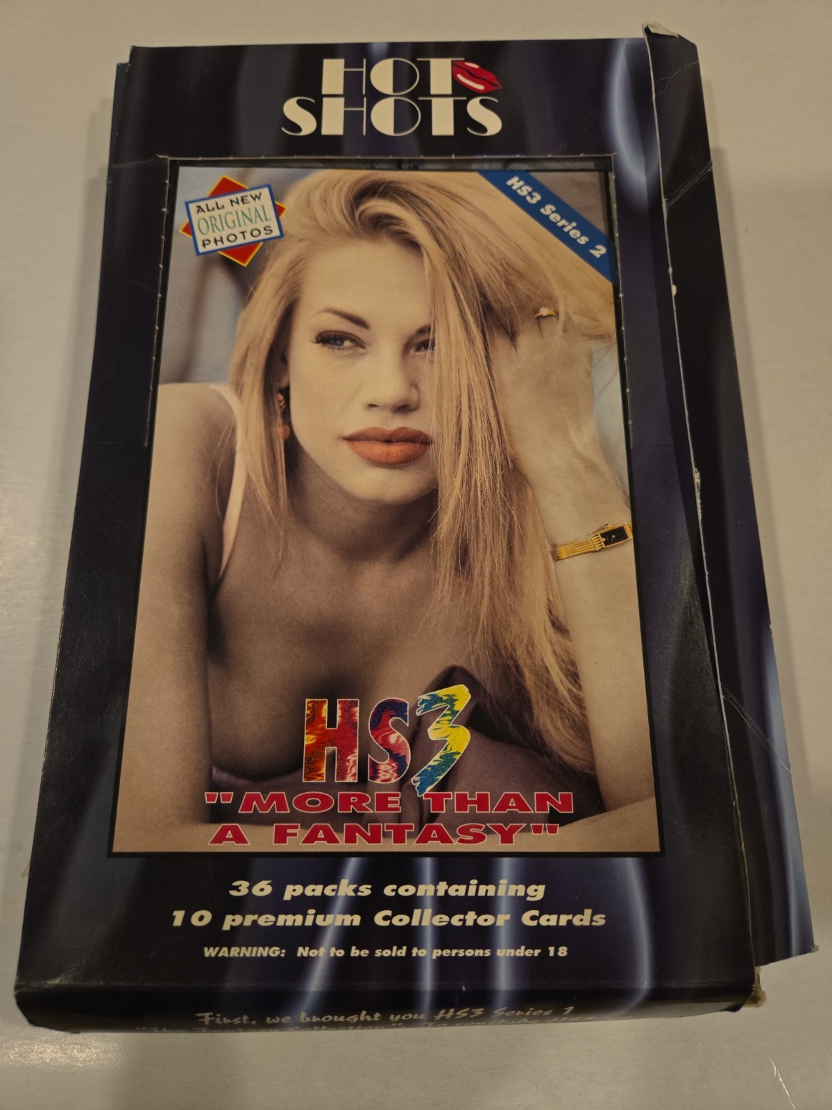 Vintage Hot Shots HS3 Series 2 Complete Sealed Box 36 Packs More Than A Fantasy