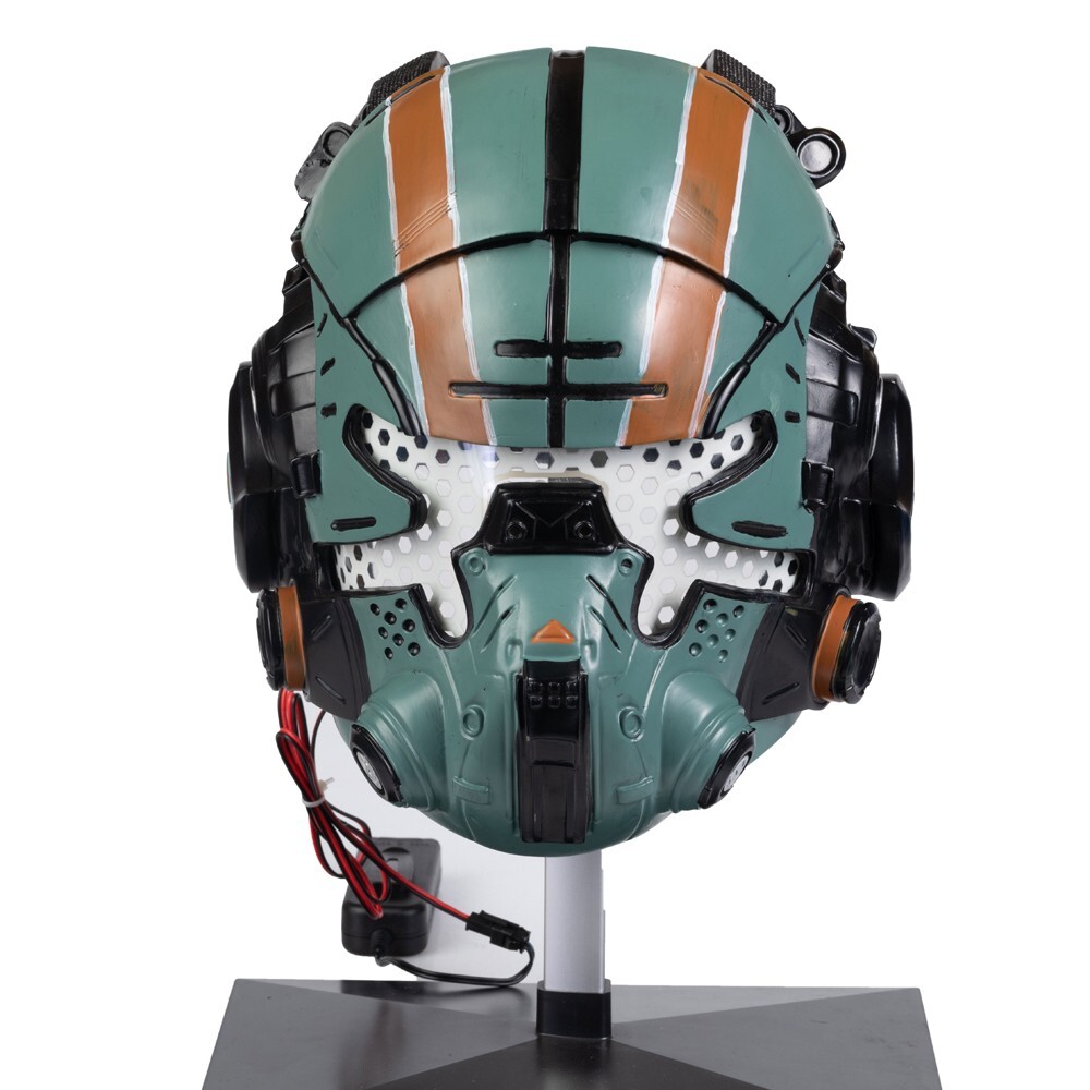 Titanfall 2 Jack Cooper Helmet LED Cosplay Mask Resin Replicas Adult Halloween
