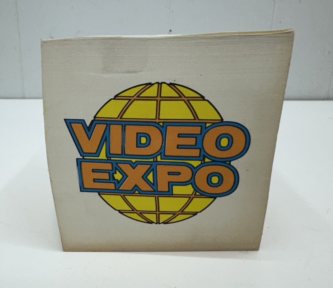 Vintage Video Expo Notepad Movie Rental Collectible VHS 90s Retro 