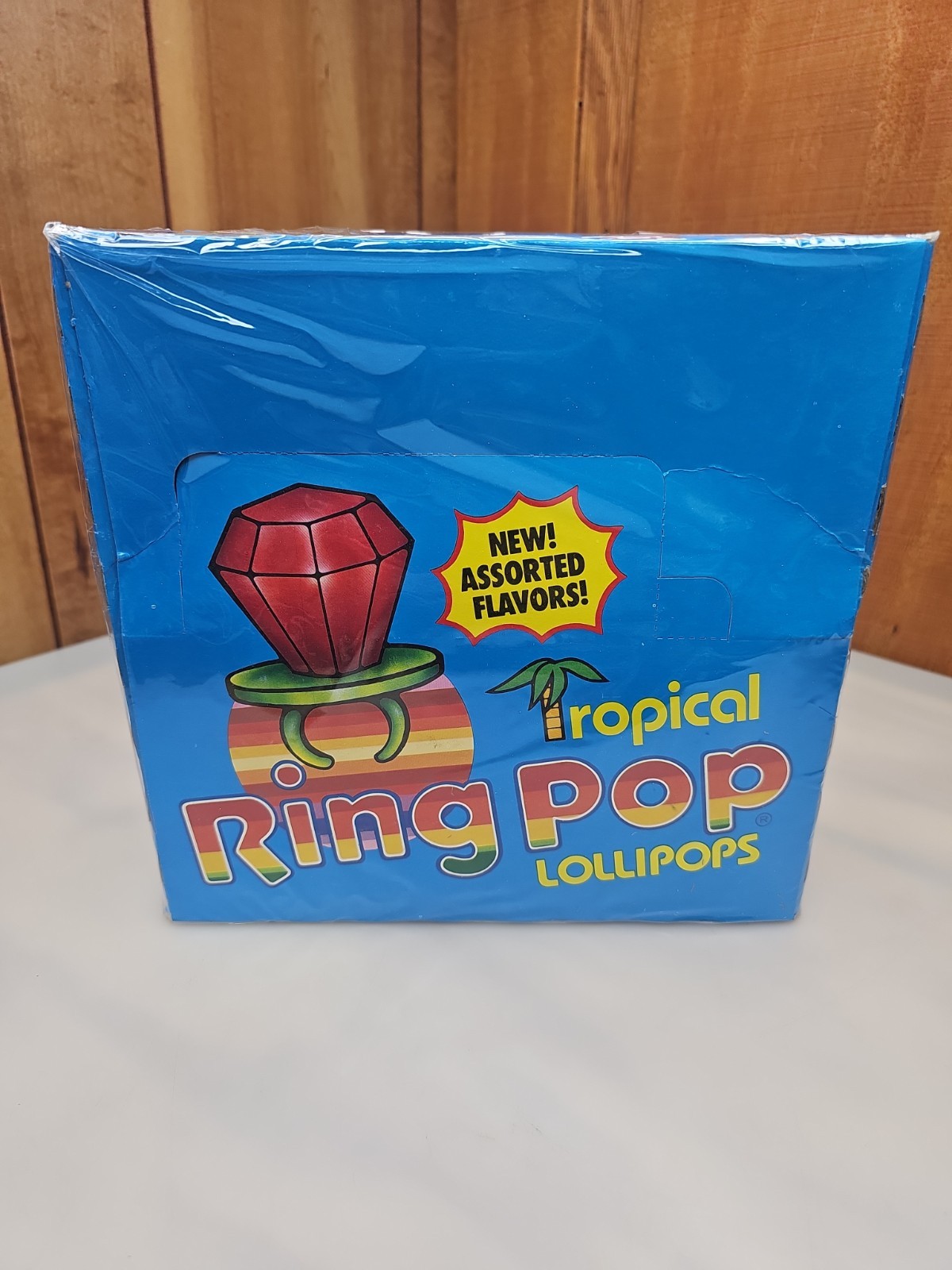 1990 Topps Ring Pop 36ct Full Case FACTORY SEALED VINTAGE NOS DISPLAY