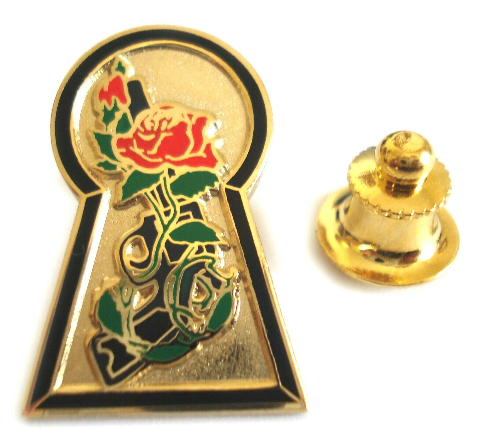 Dark Tower Stephen King Keyhole Rose Gunslinger Comic Hat Tie Tack Lapel Pin