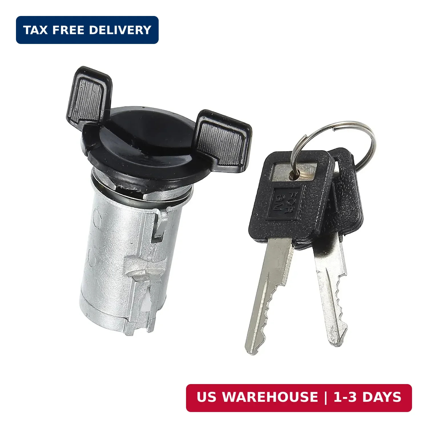 Share 1 Set 12300443 Car Ignition Starter Switch Lock Cylinder W/Keys for Chevy