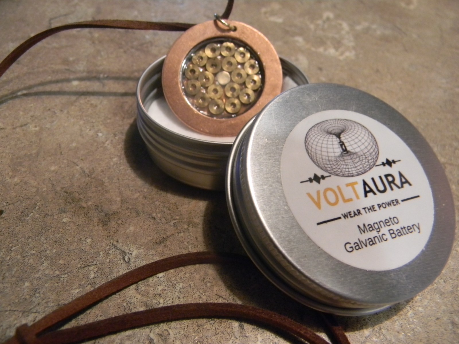 tartarian technology galvanic magneto pendant necklace for aura amplification