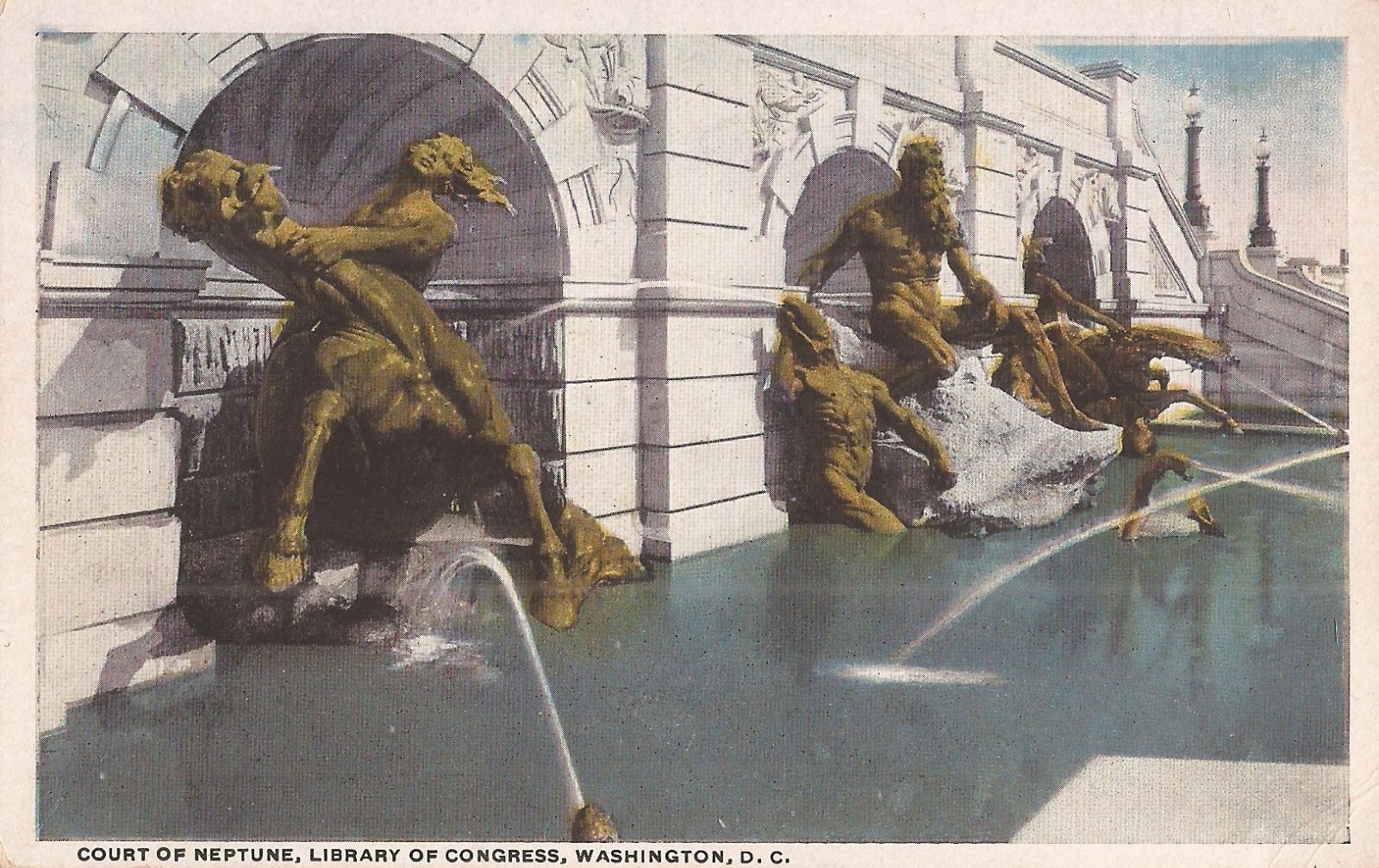Washington, D. C. - Library of Congress - Court of Neptune Fountain