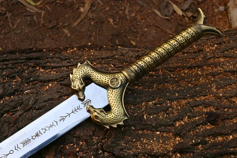 Handmade Wonder Woman God  Sword Replica Stainless Steel Collectible Best Gift