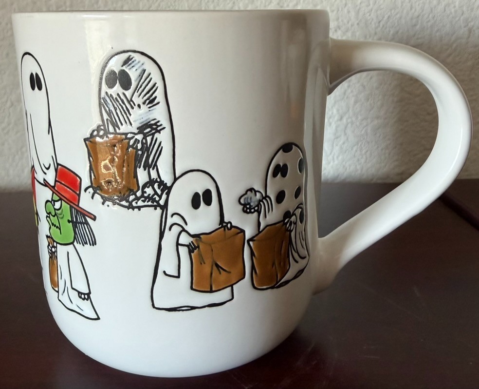 2026 Peanuts It’s The Great Pumpkin Halloween Mug Ghosts Trick or Treating