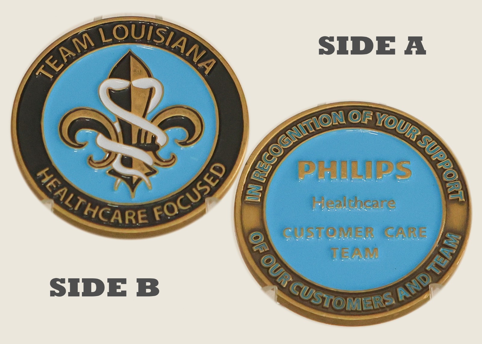 Philips Healthcare Louisiana Customer Care Team Challenge Coin  1#16