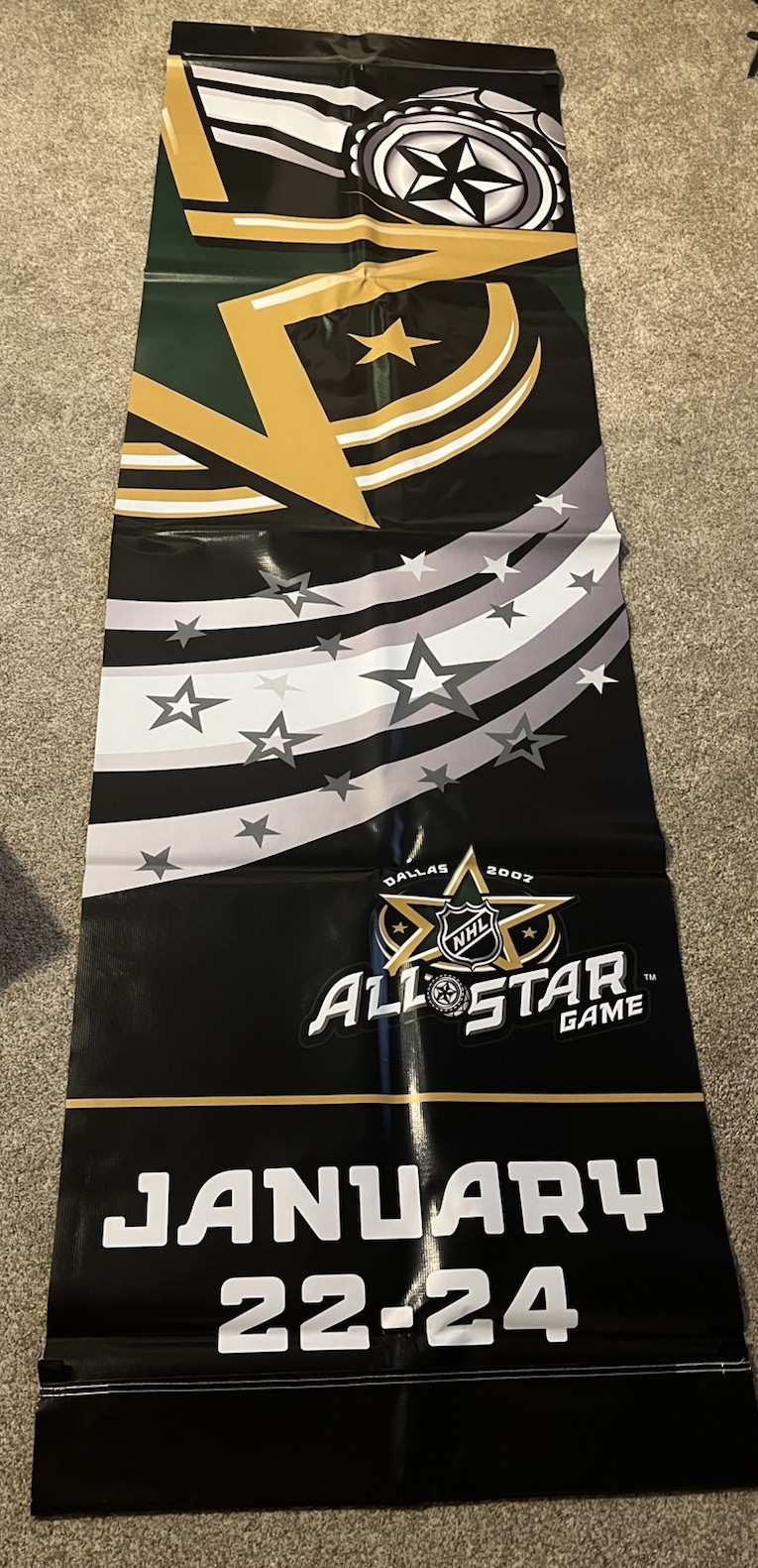 NHL All-Star Week 2007 - Dallas Stars Double-Sided Banner