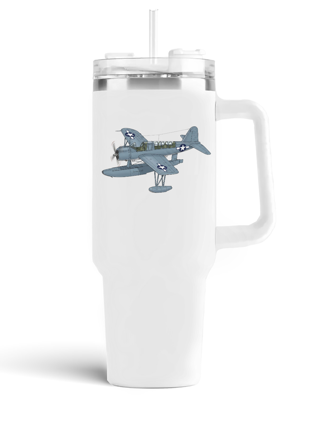 Vought OS2U Kingfisher Stainless Steel H2.0 Quencher Tumbler  40oz