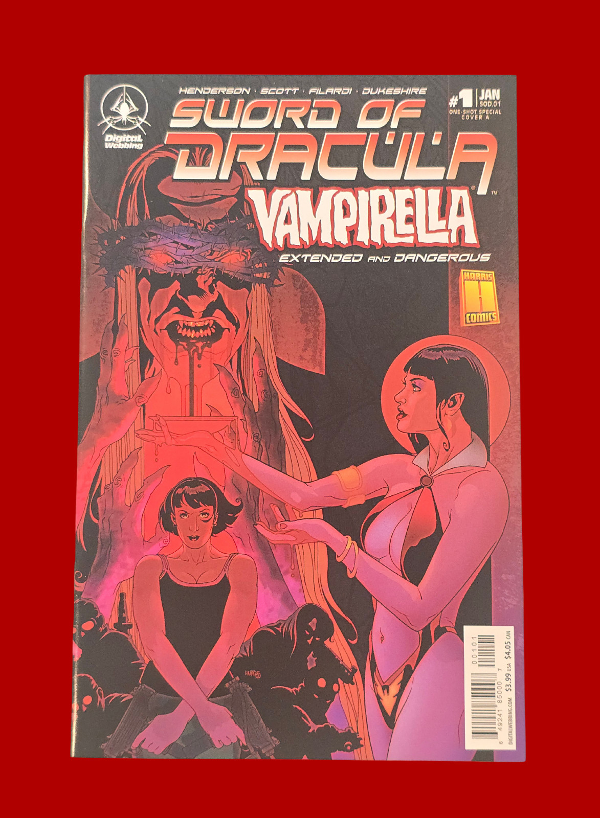 Sword of Dracula Vampirella #1 Extended & Dangerous 2008 Horror Comic