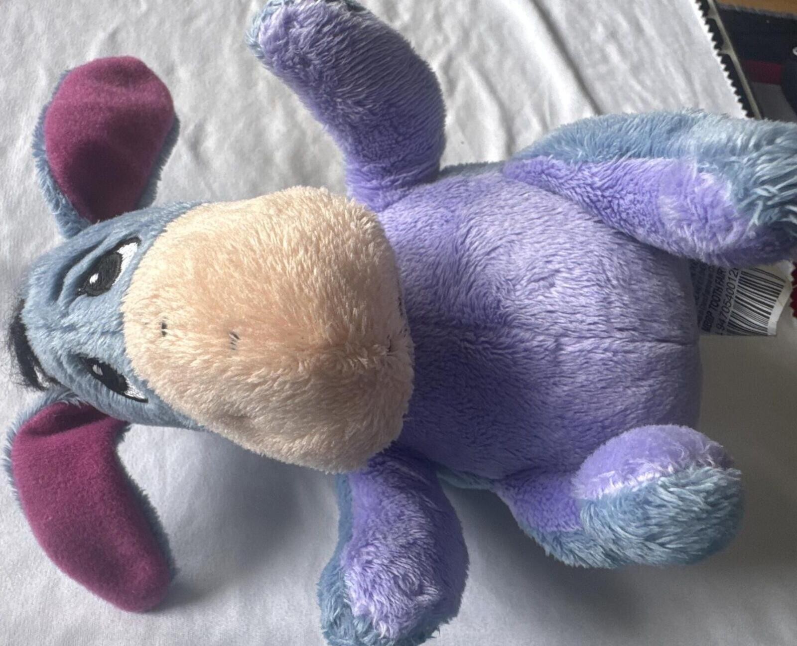 Vintage Disney Eeyore Plush Toy Soft and Cuddly W/ Hook & Loop Tail