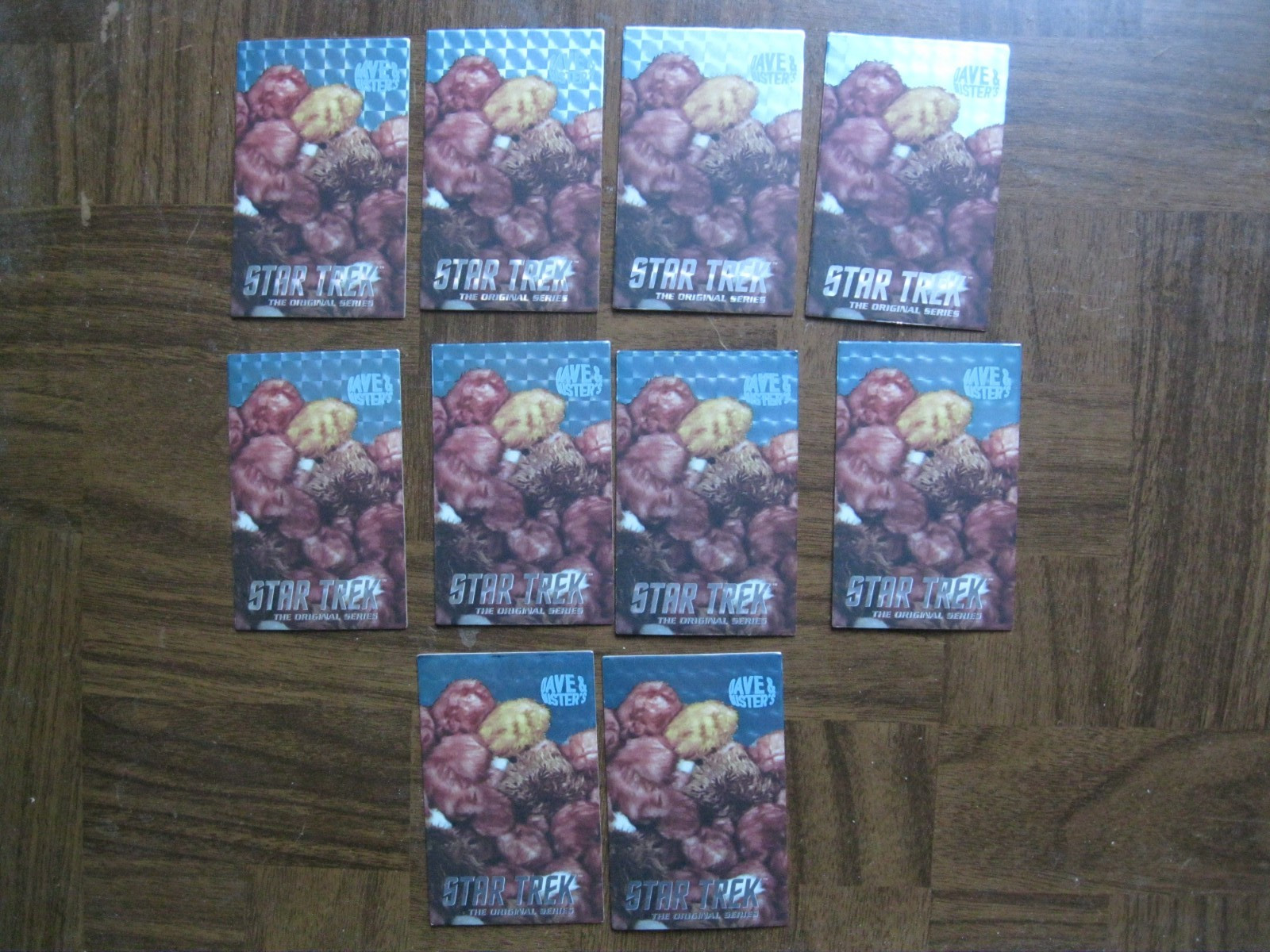 Lot of 10 Dave and Busters Star Trek The Original Series TOS Rare Tribbles Cards