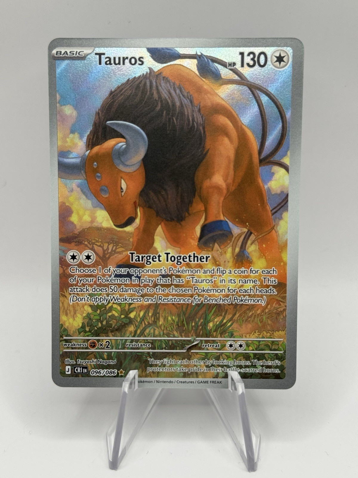 Tauros 096/086 Chaos Rising Illustration Rare