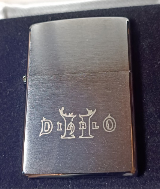 Zippo Diablo II 2 | Limited Edition | Blizzard Promo | B XVI | Velvet Box