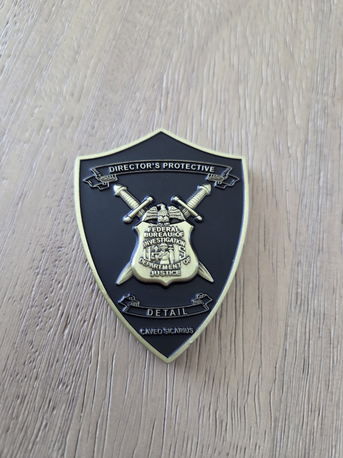 FBI DOJ Director\'s Protective Detail Kash Patel Challenge Coin