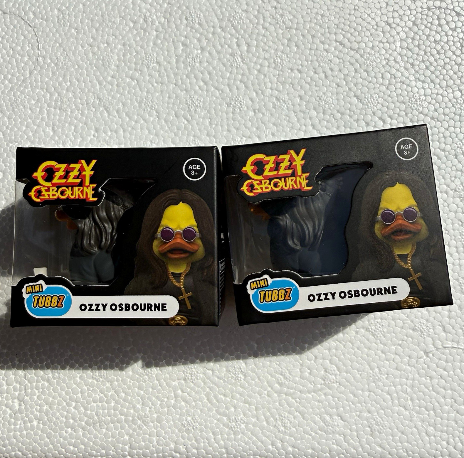 TUBBZ Mini Ozzy Osbourne Duck Figurine Plastic Original 2-Pack Unopened Box