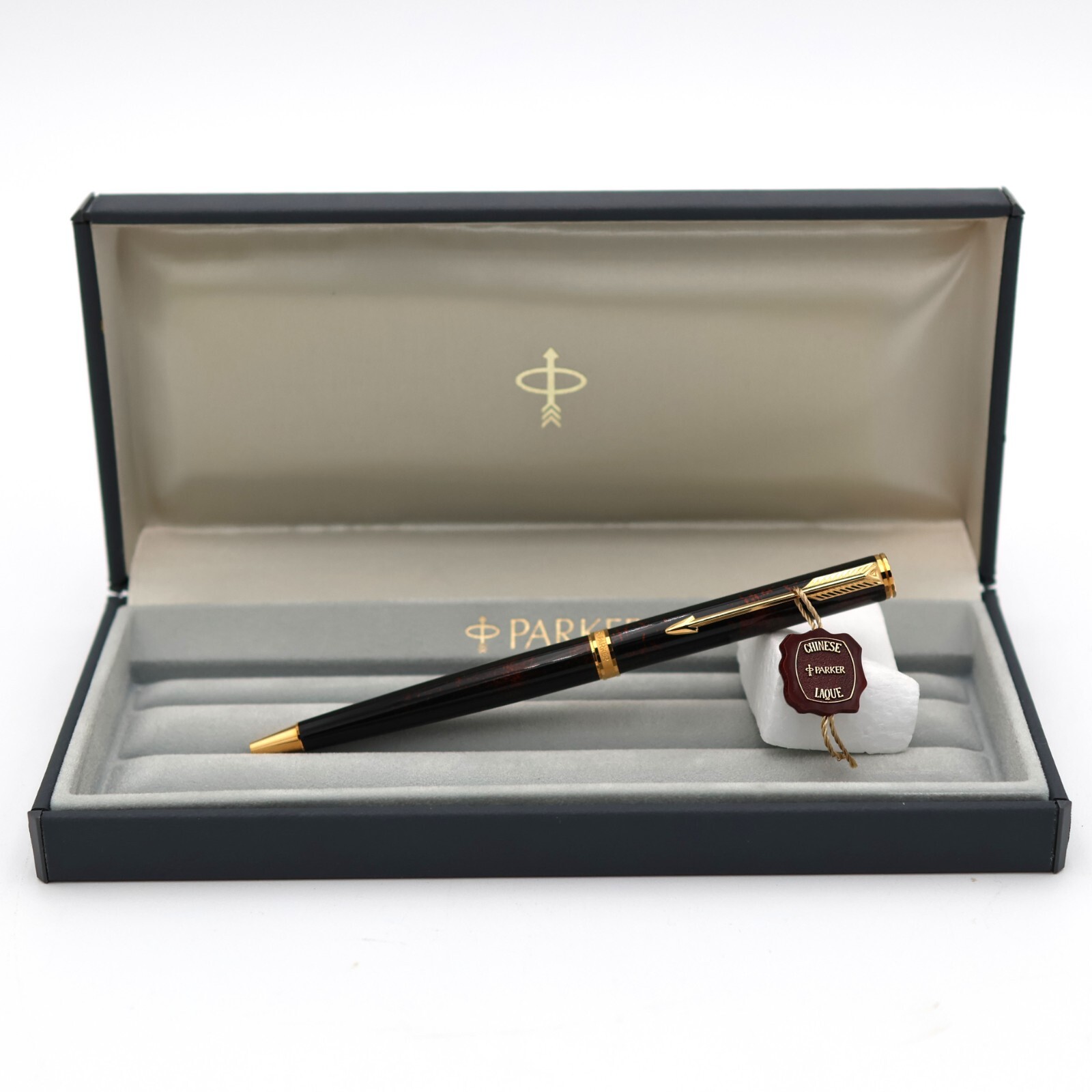 Parker Premier Chinese Lacquer Ballpoint Pen  93332 New Old Stock