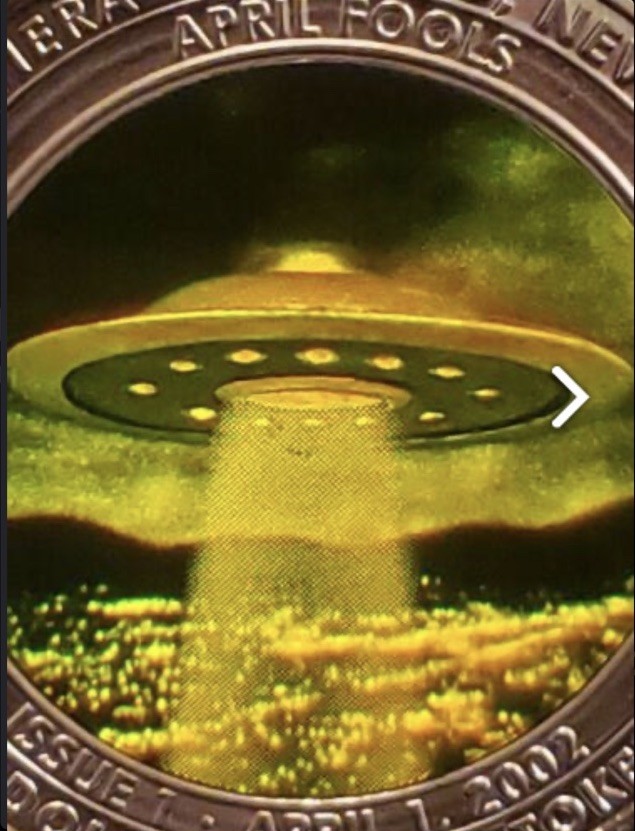 ⭐️Riviera Hotel Casino ET Las Vegas $10 Gaming Token 2002 April Fools Hologram