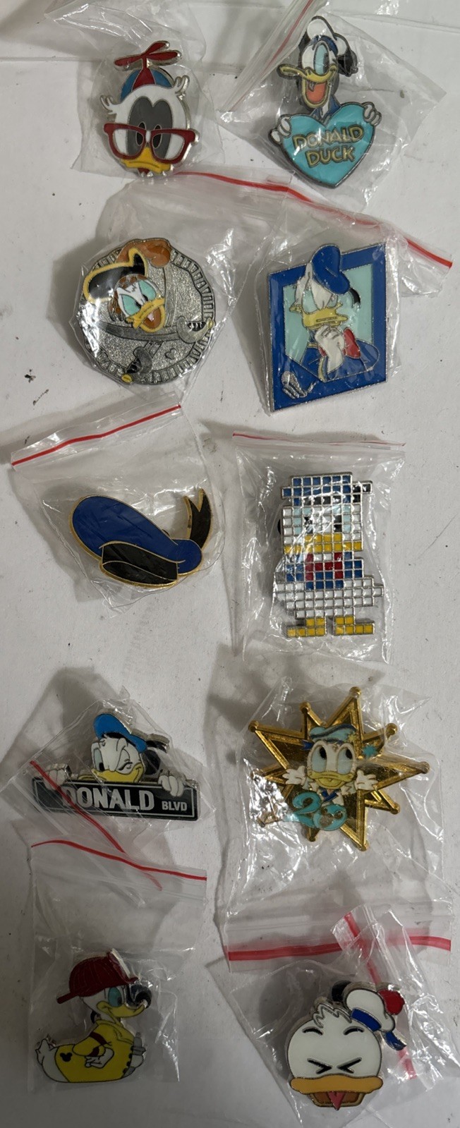 Disney Donald Duck Only Pins lot of 10