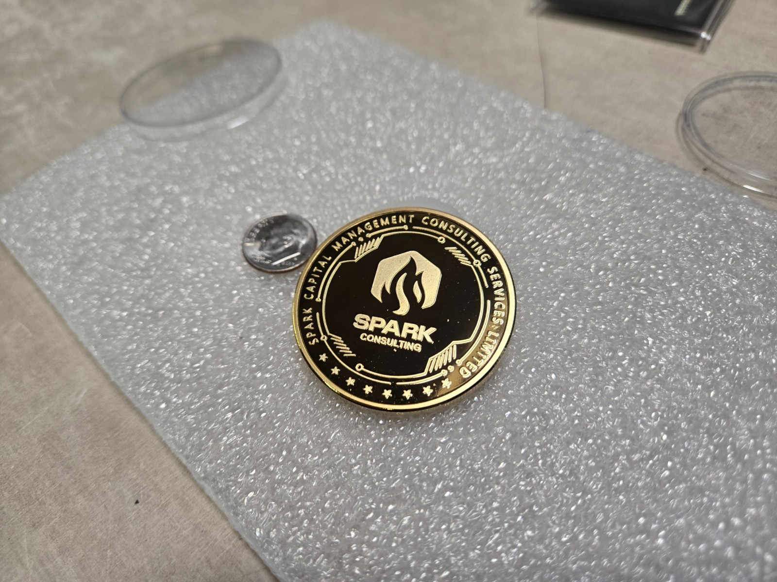 Spark Consulting Capital Management Pinnacle Picks AI PLUS Challenge Coin