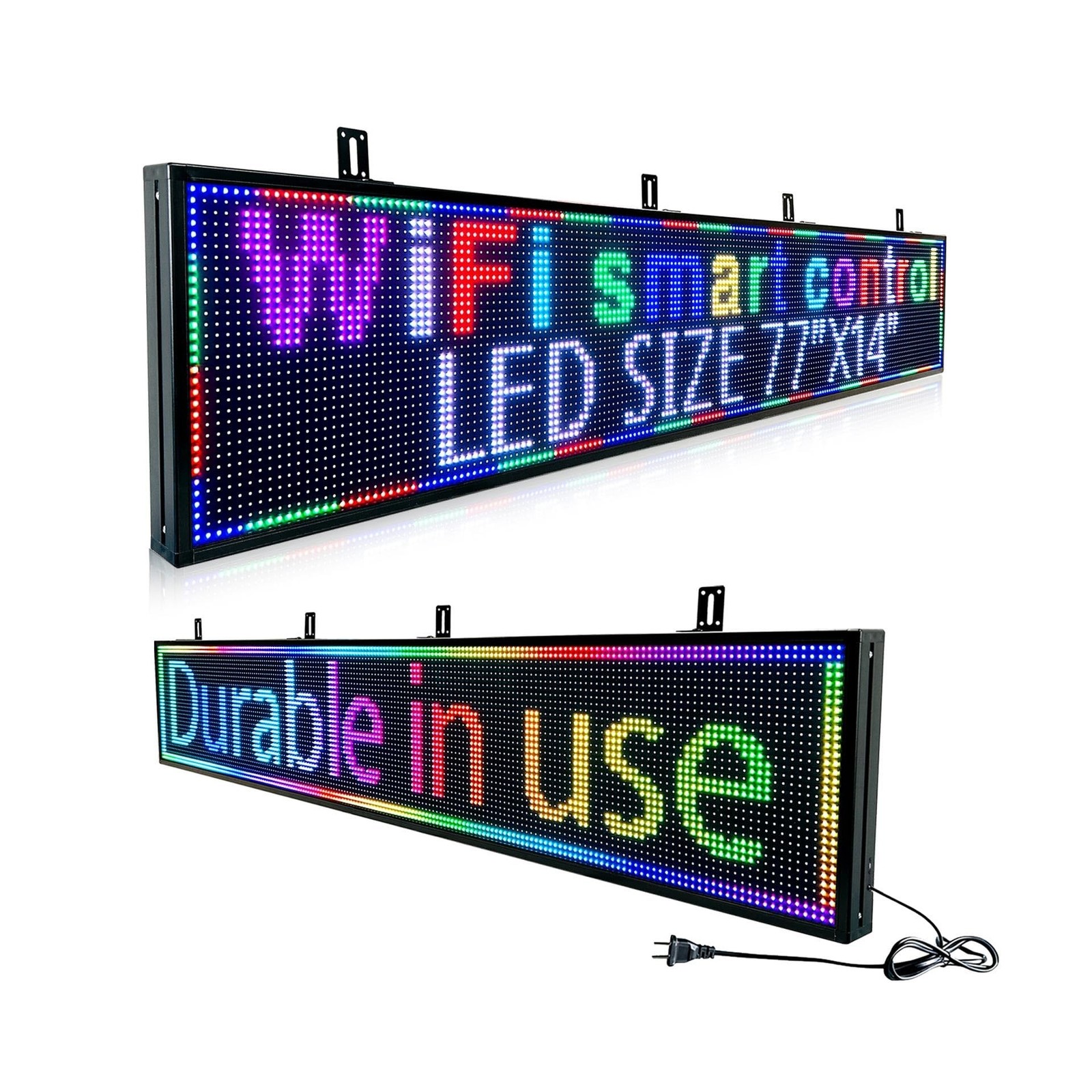 programmable led sign custom scrolling digital signage display screen outdoor...