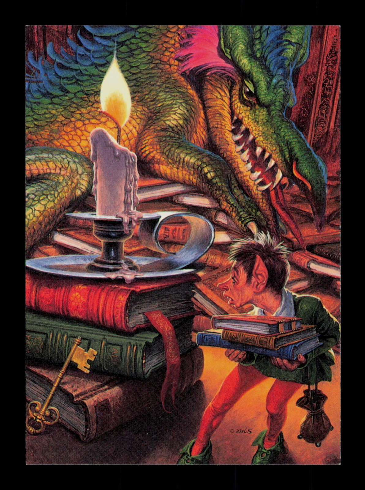 The Book Theif Everway Vision Card 64 of 90 Darrell K Sweet 1995 Fantasy Art TC