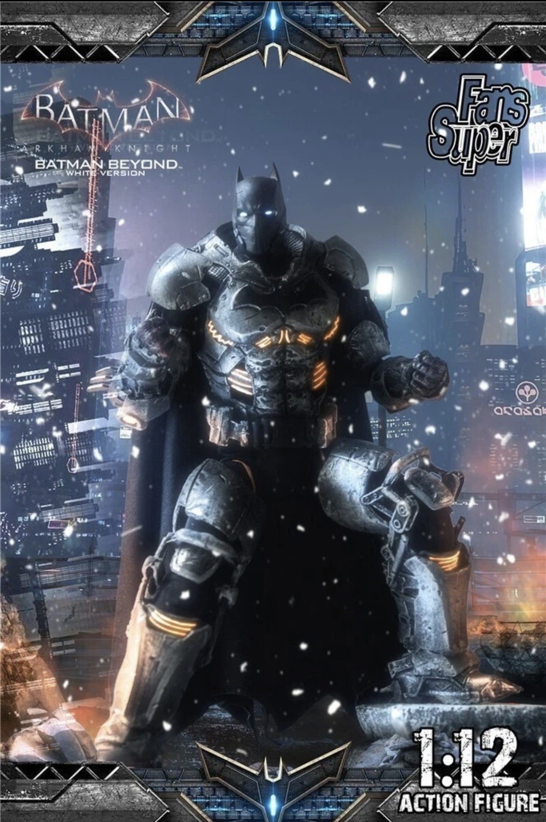 1:12 Knight Batman Fans Super XE Suit Arkham Origins Figure Normal Ver.