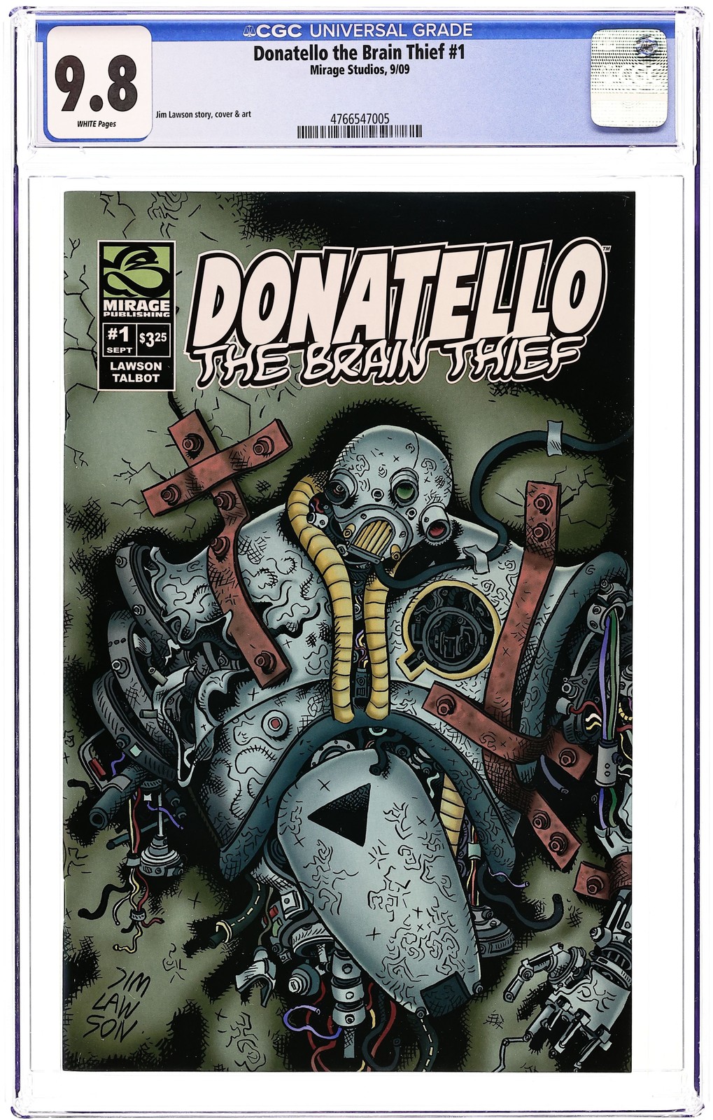 Donatello Brain Thief #1 CGC 9.8 2009 4766547005