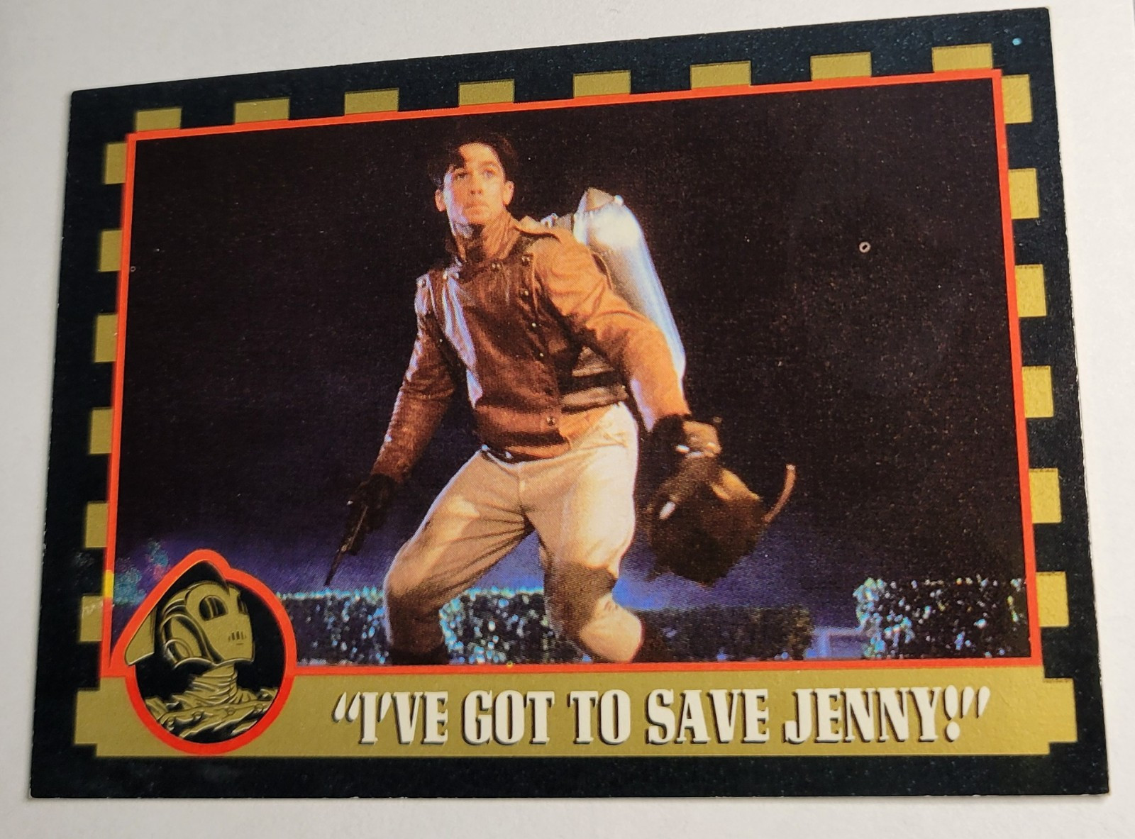 1991 The Rocketeer Card #67 I\'ve Got to Save Jenny Movie Memorabilia Vintage