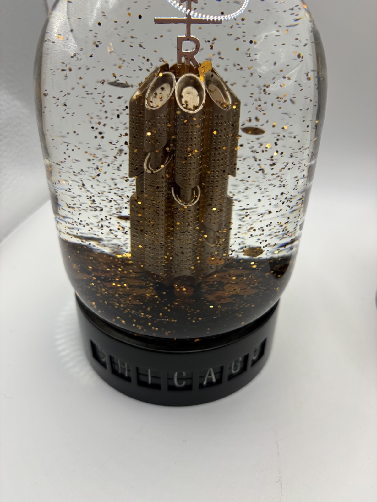 Starbucks Chicago Roastery Snow Globe Limited Edition Copper
