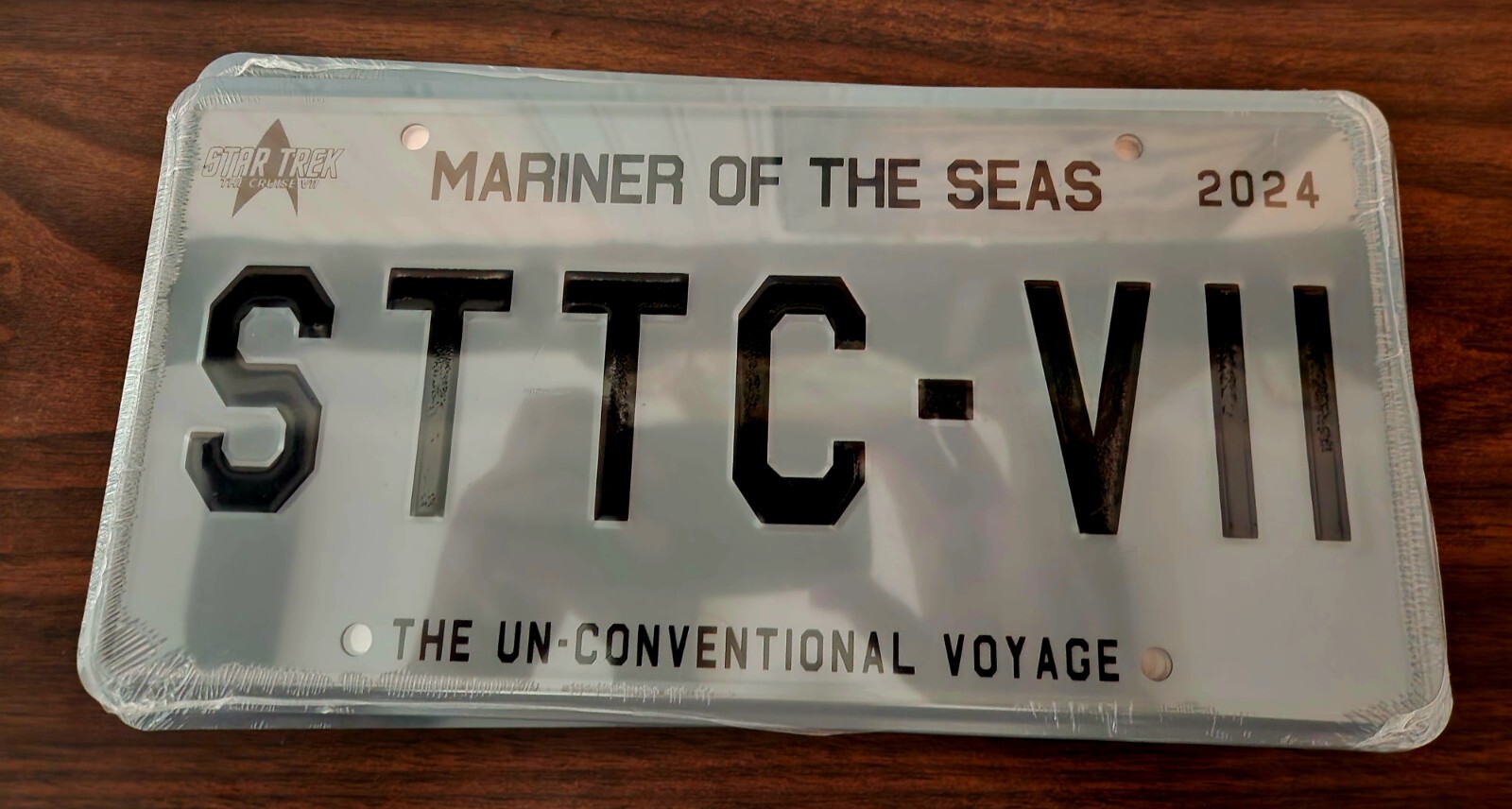 2024 Star Trek The Cruise VII  License Plate STTC VII