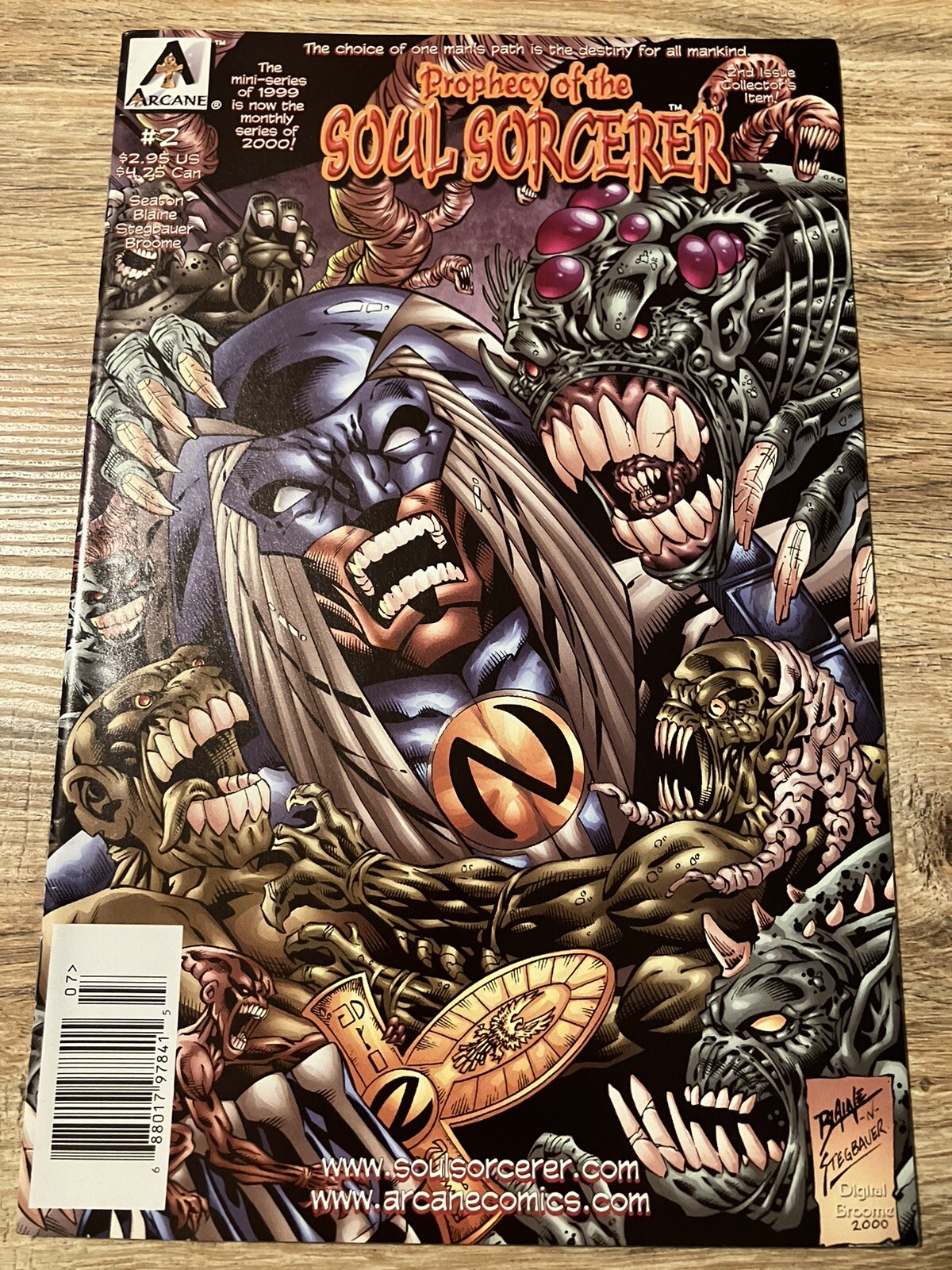 PROPHECY OF THE SOUL #2 (2000) ARCANE COMICS- VF/NM