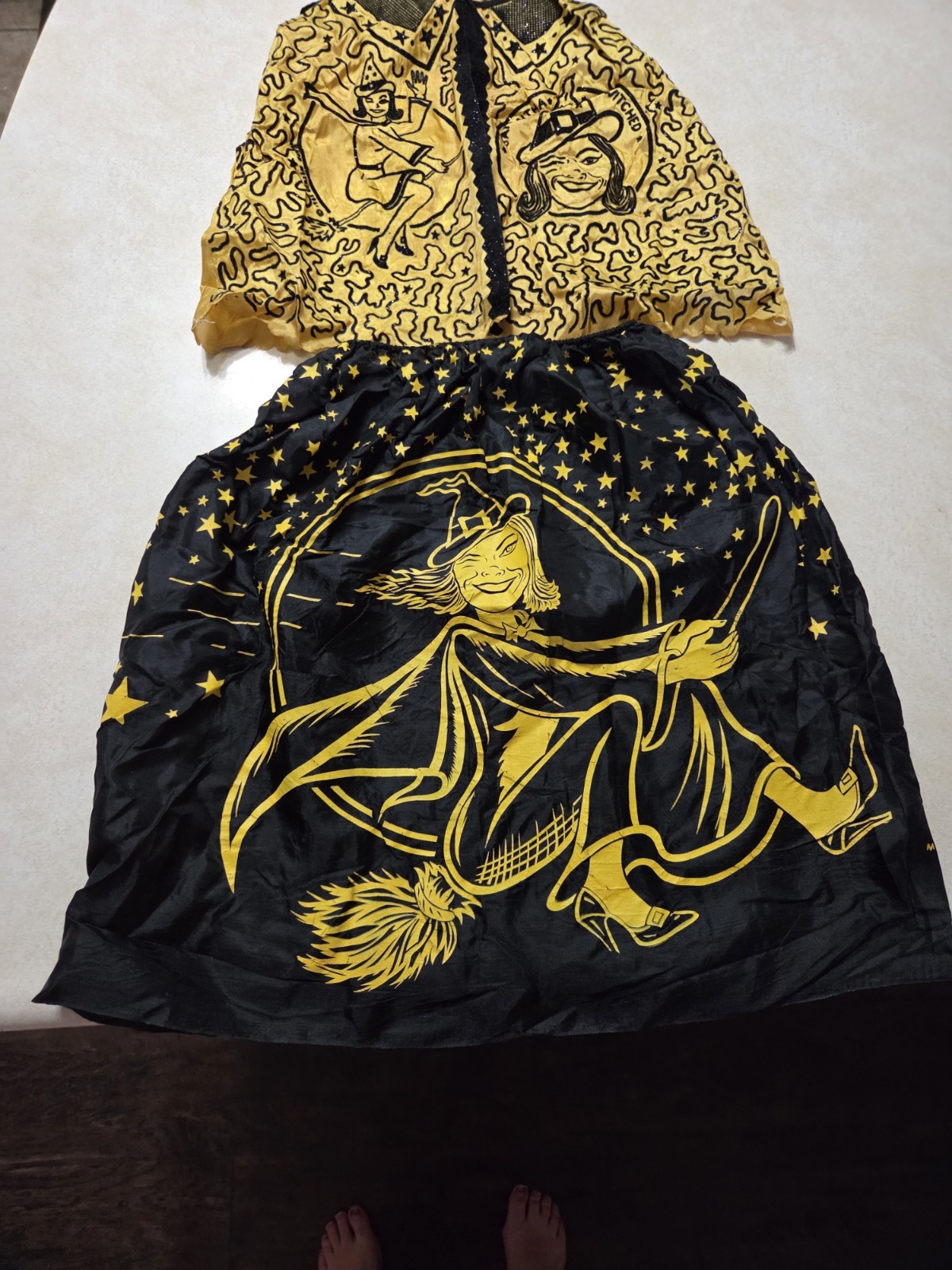 Vintage & Unused 1960s Ben Cooper Bewitched Samantha Halloween Costume 