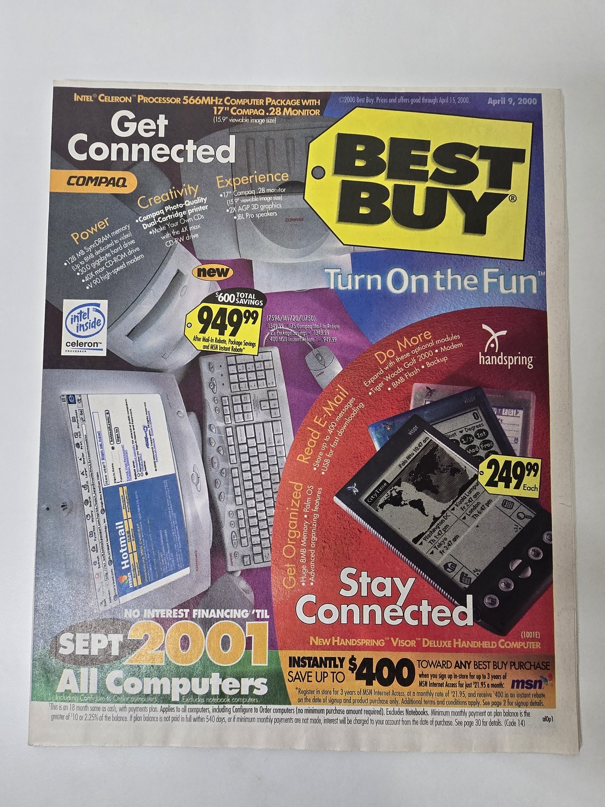 Best Buy April 9 2000 Pokemon Stadium N64 Game Boy Color 31 Page Circular