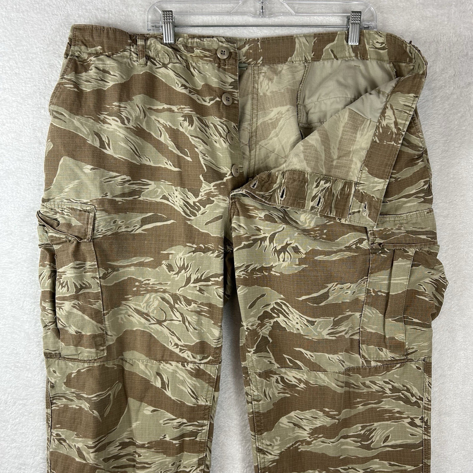 TruSpec Oldgen Old School Desert Tiger Stripe Pants Size XL Regular Cargo