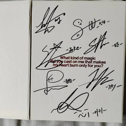ENHYPEN Autograph Signature Fidelity ROMANCE UNTOLD Album Gift ENHYPEN 亲笔签名专辑